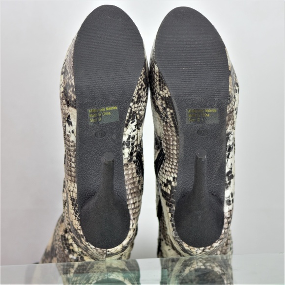 Charlotte Russe 8, knee high faux snakeskin boots - Picture 6 of 8